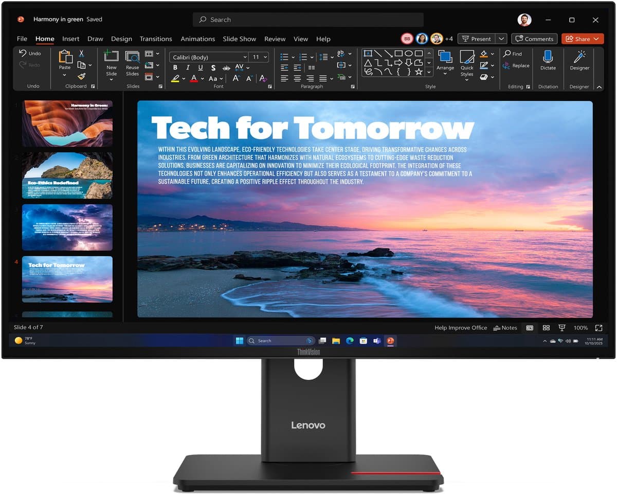 Lenovo ThinkVision T27QD-40 Monitor — afbeelding 1