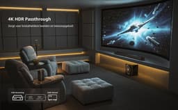 ULTIMEA Skywave X60, 7.1.4 Draadloos Surround Sound Systeem, Soundbar voor TV, met 8" Draadloze Subwoofer, Soundbar dolby atmos, 840W, Zwart — thumbnail 3