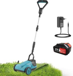 Accugrasmaaier 21 cm met telescoopstang en borstelloze motor — thumbnail 1