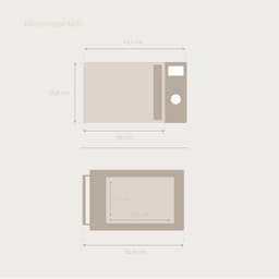 Compacte Multifunctionele Magnetron 20L met Grillfunctie en Digitale Timer — thumbnail 5