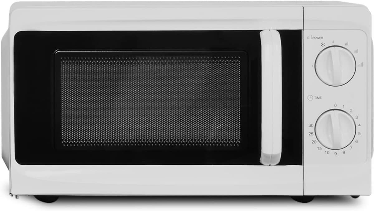 Compacte Witte Magnetron 17 Liter met 700W Vermogen en Draaiplateau — afbeelding 1