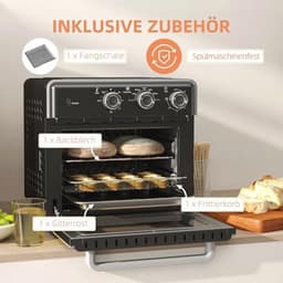 Multifunctionele Mini Oven 20L met Heißluftfunctie en 5 Modi — thumbnail 2
