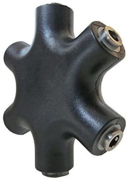 5-voudige audio-verdeler 3,5 mm mini-jack splitter voor meerdere hoofdtelefoons — thumbnail 3