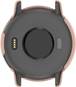 Hoesje Geschikt voor Garmin Vivoactive 5 - Ingebouwde Tempered Glass Screen Protector - Hard Plastic Bumper Case - Roze — thumbnail 8