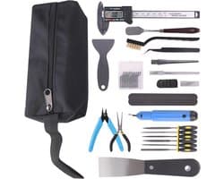 Gereedschapsset voor 3D-printers - 36-delig met schoonmaak- en afwerkingsgereedschap