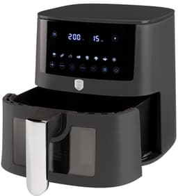 BerlingerHaus Airfryer XXXL Mat Antraciet - met Kijkvenster - 8 Liter - 1650W — thumbnail 3
