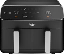 Beko FRL5388B friteuse Dubbel 8,5 l Vrijstaand 2400 W Heteluchtfriteuse Zwart — thumbnail 2