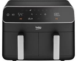 Beko FRL5388B friteuse Dubbel 8,5 l Vrijstaand 2400 W Heteluchtfriteuse Zwart