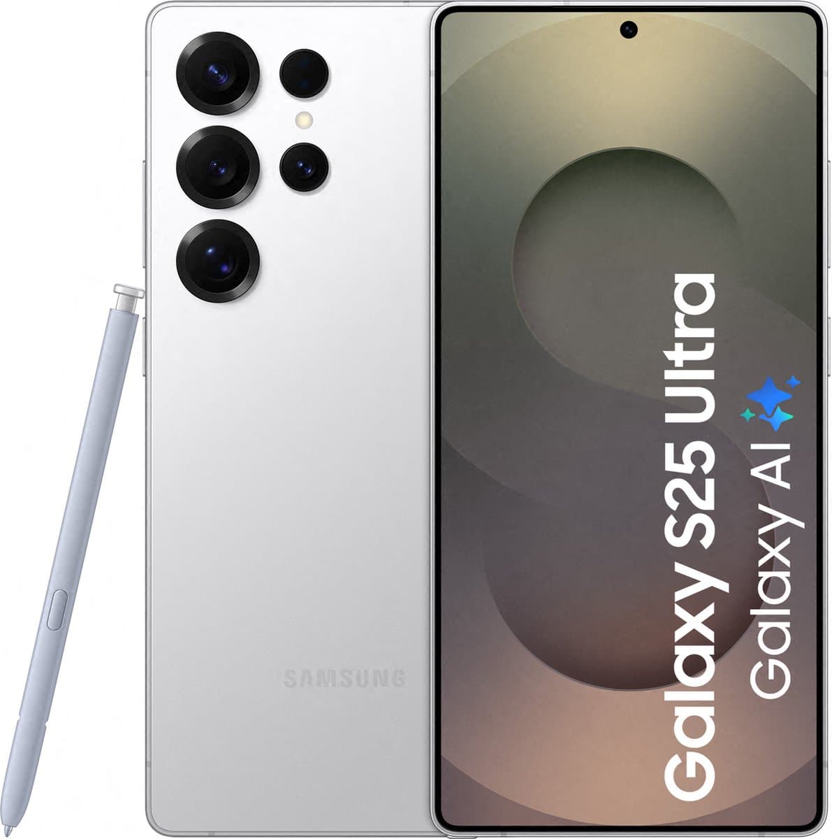 Samsung Galaxy S25 Ultra 5G - 512GB - Titanium White Silver — afbeelding 1