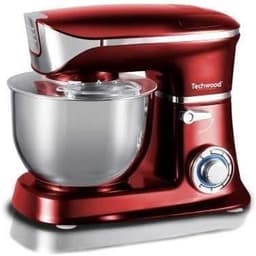 Keukenmachine - Mixer - Bakken en Koken - Krachtige 1300W Motor - 6.5 Liter Kom - Rood — thumbnail 4
