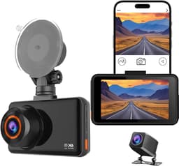 Dashcam Auto - Rijrecorder Camera - Veilig Rijden - 4K Hoge Resolutie - 3 inch IPS Scherm - Zwart — thumbnail 1