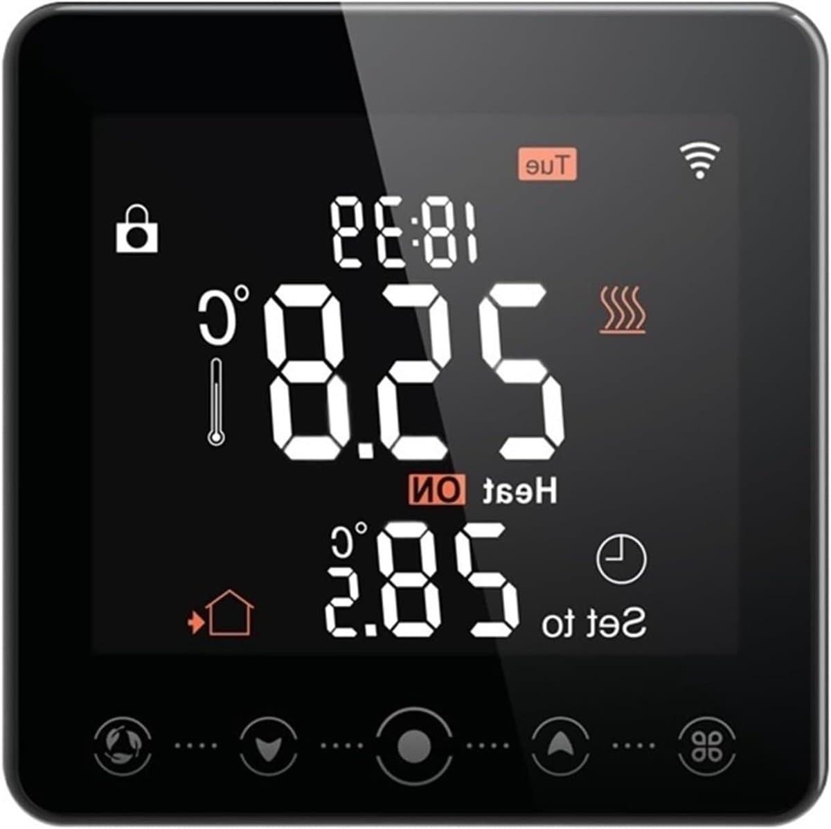 Slimme Thermostaat - Temperatuurregelaar - Energie Besparen - Wekelijks Programmeerbaar - 3A - Wit — afbeelding 1