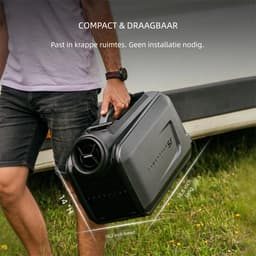 Cybertake S2 Pro draagbare Aircooler- Mobiele Airco -Tentairco met 5100 BTU koelvermogen en 6100 BTU verwarmingsvermogen -amping Airco 12V 24V 48V - Stil ≤55dB-voor caravan, camper, tent, vrachtwagen en thuis — thumbnail 4