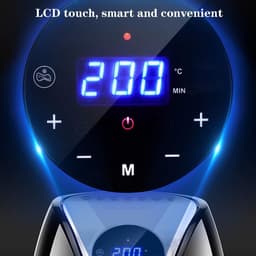 Lucht Friteuse - Oven Frituurpan - Gezond Eten - Digitale Touch Control - 4.5L Capaciteit - Groen — thumbnail 5