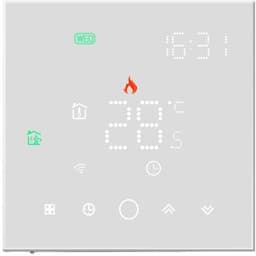 Digitale Thermostaat - Slimme Regelaar - Verwarming Instellen - Wifi App Bediening - LCD Display - Zwart — thumbnail 4