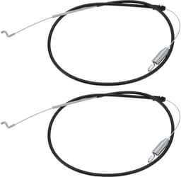 Dailygoods- Tractiekoppeling Kabel - 2 Stuks - Compatibel met Toro Grasmaaiers - Kabellengte 45,5"/115,57cm - 34,5"/87,63cm - Metaal - Onderdelennummer 115-8435 290-941 - Grasmaaier Kabel — thumbnail 1