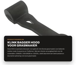 Baggerkap Vervangt 109808X - Montage voor Husqvarna - Craftsman - AYP - Grasmaaier - Geschikt voor diverse modellen - Grasmaaierkap — thumbnail 3