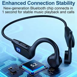 Hoofdtelefoon met V5.2 HiFi Stereo - IP65 Waterproof - 15 Uur Batterijduur - Perfect voor Sport en Fietsen - ShopVlot — thumbnail 3