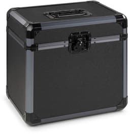Platenkoffer - Vonyx RC82 - LP opbergsysteem voor 12 inch vinyl - LP koffer voor dagelijks gebruik en DJ’s - Zwart — thumbnail 1