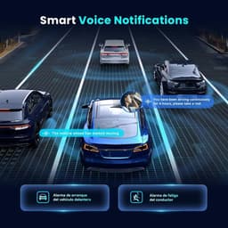 Dashcam voor auto - Zwart - 4K + 1080P Dual Camera - Met GPS, Nachtzicht en 128GB Geheugenkaart - Voor Personenauto's — thumbnail 3