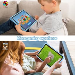 SnelShoppen - Kindertablet 10 Inch Android 13 met 6000mAh, Quad Core, 2GB RAM, 64GB ROM, HD IPS Scherm, Kindveilig, Wi-Fi, Ideaal voor Kinderen — thumbnail 5