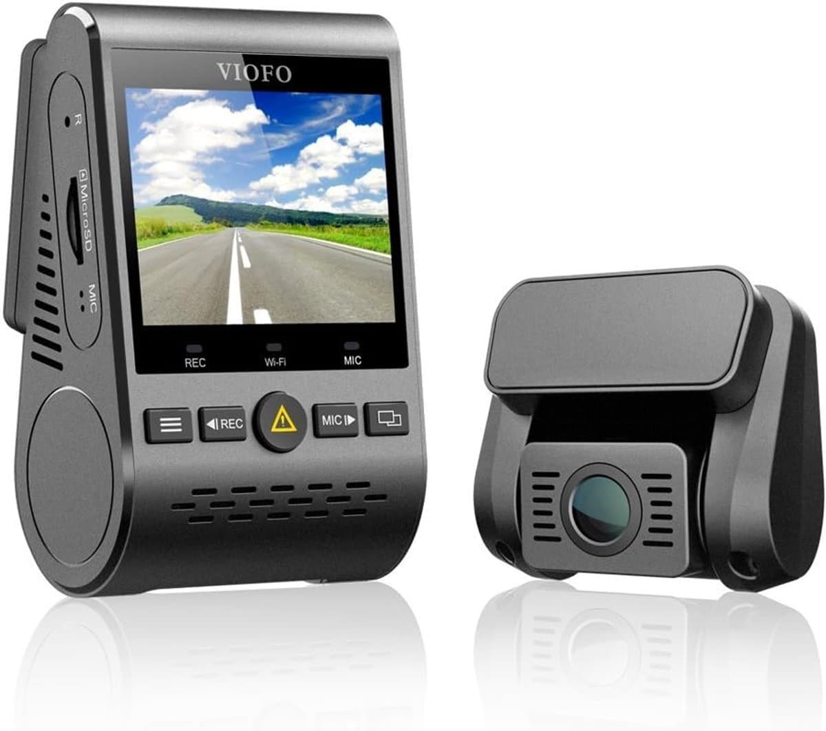 Thijox - Autocamera Dashcam A129Duo Duale HD 1080p Camera met GPS, Wifi, IMX291, Full HD, 140° Kijkhoek, 2-Kanalen, DVR voor Auto — afbeelding 1