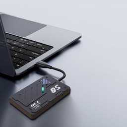 Externe Harde Schijf - Draagbare SSD Opslagschijf - Bestanden Opslaan - RGB Verlichting - 2.5 Inch - Zwart — thumbnail 3
