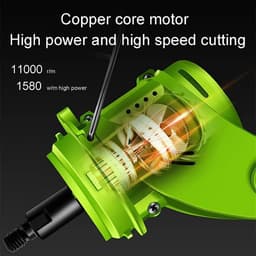 Draadloze Grasmaaier - Elektrische Trimmer - Tuinonderhoud - Verstelbare Steel - 24V Batterij - Zwart — thumbnail 3
