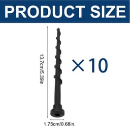 Grasmaaier Schroeven 14 cm - Robuuste kunststof - Corrosiebestendig - Ideaal voor oplaadstation - ShopVlot — thumbnail 5