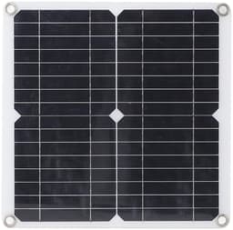 Zonnepaneel Ventilator - Ventilatieset Solar - Kleine Ruimtes Ventileren - Metalen Veiligheidsrooster - 25 cm Ventilator - Zwart — thumbnail 4
