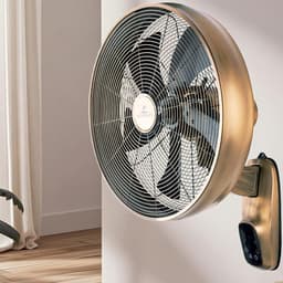 Wandventilator - Muurventilator Stille Ventilator - Ruimte Koelen - 5 Bladen - 16 Inch - Wit — thumbnail 2