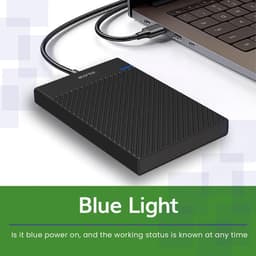SnelShoppen - 1TB externe harde schijf USB 3.0 voor gaming, snelle gegevensoverdracht, ideaal voor console en pc, compact design, zwart, perfect voor — thumbnail 5