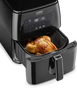 Heteluchtfriteuse XL - Airfryer Frituurpan - Gezond Frituren - Extra Grote Mand - 6 Liter - Zwart — thumbnail 4