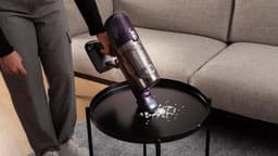 Draadloze Steelstofzuiger - Lichtgewicht Model - Huis Snel Schoon - Stop & Go Stand - 45 Minuten Gebruik - Paars — thumbnail 5