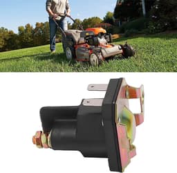 SnelShoppen - Starter Solenoid 12V 100A met 4 Terminals - Duurzaam Metaal en ABS - Vervangende Starter Solenoid Relay voor Grasmaaier en Tuintractoren — thumbnail 4