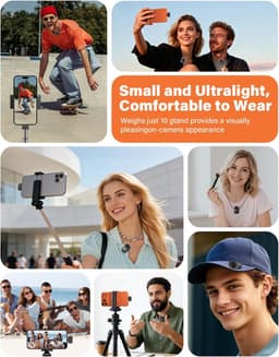 Draadloze dasspeldmicrofoon geschikt voor iPhone, iPad en Android-telefoons. Set van 2 mini-microfoons met ruisonderdrukking, automatische koppeling, mute-functie en reverb, geschikt voor vloggen, video-opnames, TikTok en YouTube — thumbnail 5