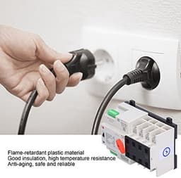 Intelligente automatische omschakelaar, 400V AC 4P 100A ATS automatische omschakelaar met dubbele omschakelaar voor draagbare elektrische groepen — thumbnail 5