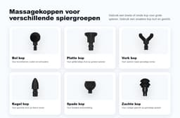 MANQ V2 Massagegun - Army Green - Professioneel - 30 snelheden - 6 massagekoppen — thumbnail 1
