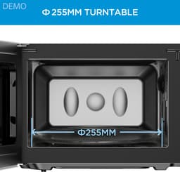 Midea - Magnetron - Grill functie - Zwart 20L l 700 W — thumbnail 3