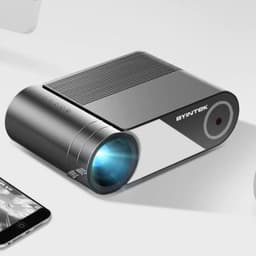 BYINTEK Mini Beamer Smartphone - Mini Beamer - Mini Projector - Mini Beamer Projector - Mini Projector Smartphone - Zwart — thumbnail 5