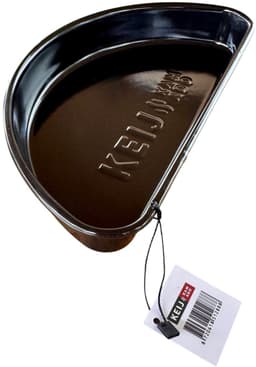 Keij Kamado BBQ Lekbak / Drip Tray Halve Maan Compact - Emaille - voor 15 inch Kamado's - Universeel — thumbnail 3