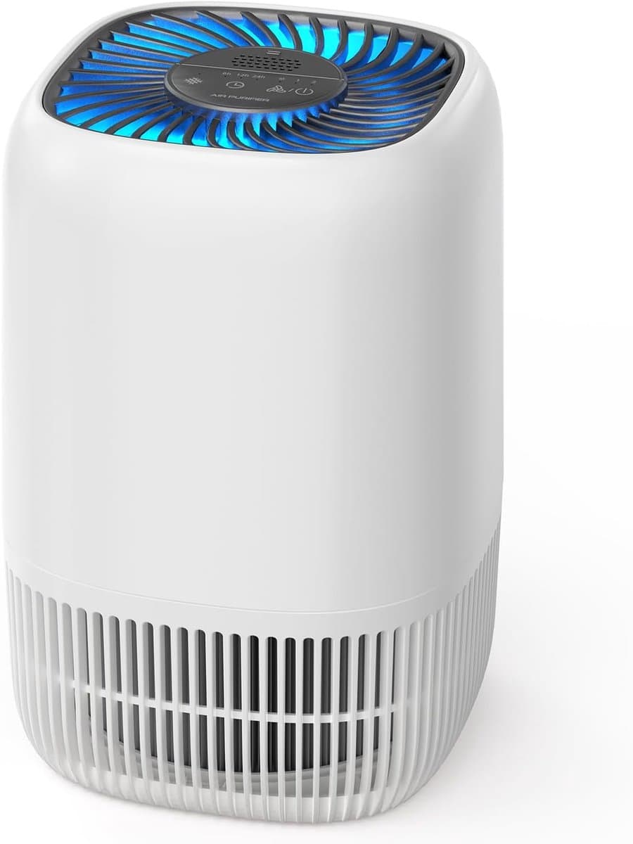 SNJY® Luchtreiniger - Luchtzuiveraar - Ionisator - Ruimtes van 15-20 m² - Wit — afbeelding 1