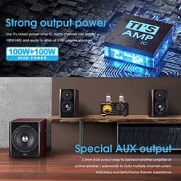 Mini Tube Amplifier met Bluetooth 5.0 en VU-meter — thumbnail 3