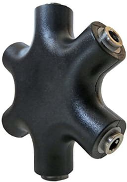 5-voudige audio-verdeler 3,5 mm mini-jack splitter voor meerdere hoofdtelefoons — thumbnail 2