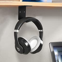 Hoofdtelefoonhouder Wandmontage met Schroeven en Plakband - Bureau Gadget voor Gaming en Organisatie — thumbnail 1
