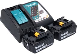 Makita DCL 284 FRT2 accustofzuiger 18 V 0,73 l borstelloos + 2x accu 5,0 Ah + oplader — thumbnail 4