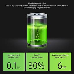 Glasses, V5.0 Wireless Smart Glasses with Built-in Microphone to Talk, Watch TV, Listen to Music, Stereo Sound Open Type Sound Eye Protection Music Glasses — thumbnail 3