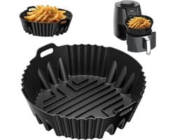 Sander Shop Siliconen vorm Heteluchtfriteuse voor Ninja Heteluchtfriteuse Max AF160EU 5,2 l, accessoires voor Ninja heteluchtfriteuse 5,2 liter, Cosori 4,7 l/5,5 l