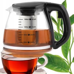 Berretti Martibello Glazen Theepot met Zetgroep 1,5L - Elegant & Stevig — thumbnail 1