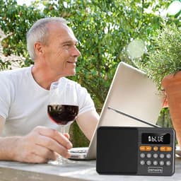 Zenwire Vibe YSF-005BT - FM-radio - Luidspreker - Bluetooth - Draagbaar - SD-kaartlezer - Piekvermogen - 13 W - Werkt op batterijen - Mini-jack - USB - USB-C - Telescopische antenne - LCD-scherm — thumbnail 3